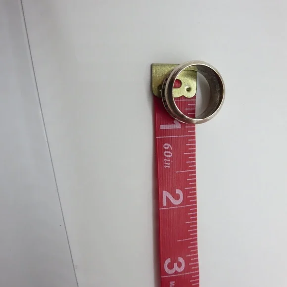 Tiffany and Co. Sterling silver Atlas ring size 6, and matching atlas necklace - Picture 4 of 12